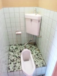 トイレ（和式）クリーニング 　広島　ハウスクリーニング